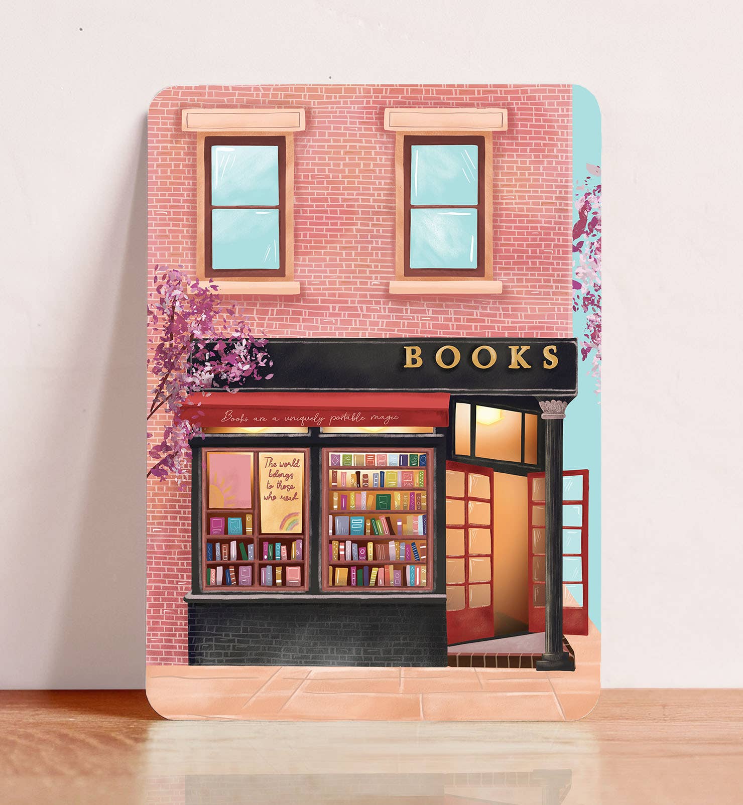Kaart New York Bookstore boeken USA reizen | Kaart Aniet Illustration